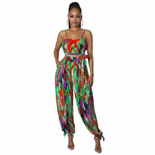 Tie Dye Printed Suit - Clothing Whore