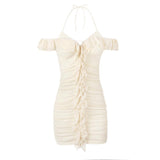 Ruched Ruffle Dress - Clothing Whore