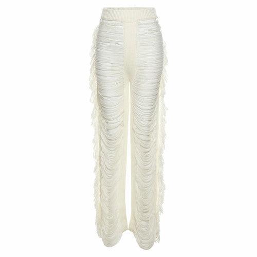 Fringe Frayed Women Tassel Pants - Clothing Whore