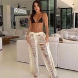 Fringe Frayed Women Tassel Pants - Clothing Whore