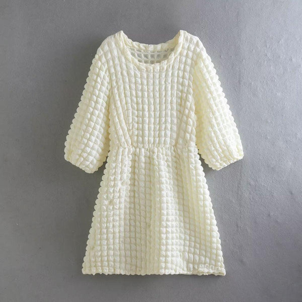 Vintage Short Puff Sleeve Sundress - Clothing Whore