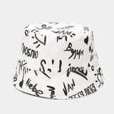 Print Letter Bucket Hat - Clothing Whore