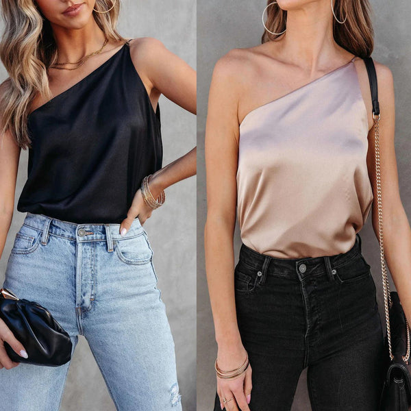 Off-Shoulder Tank Top - Clothing Whore