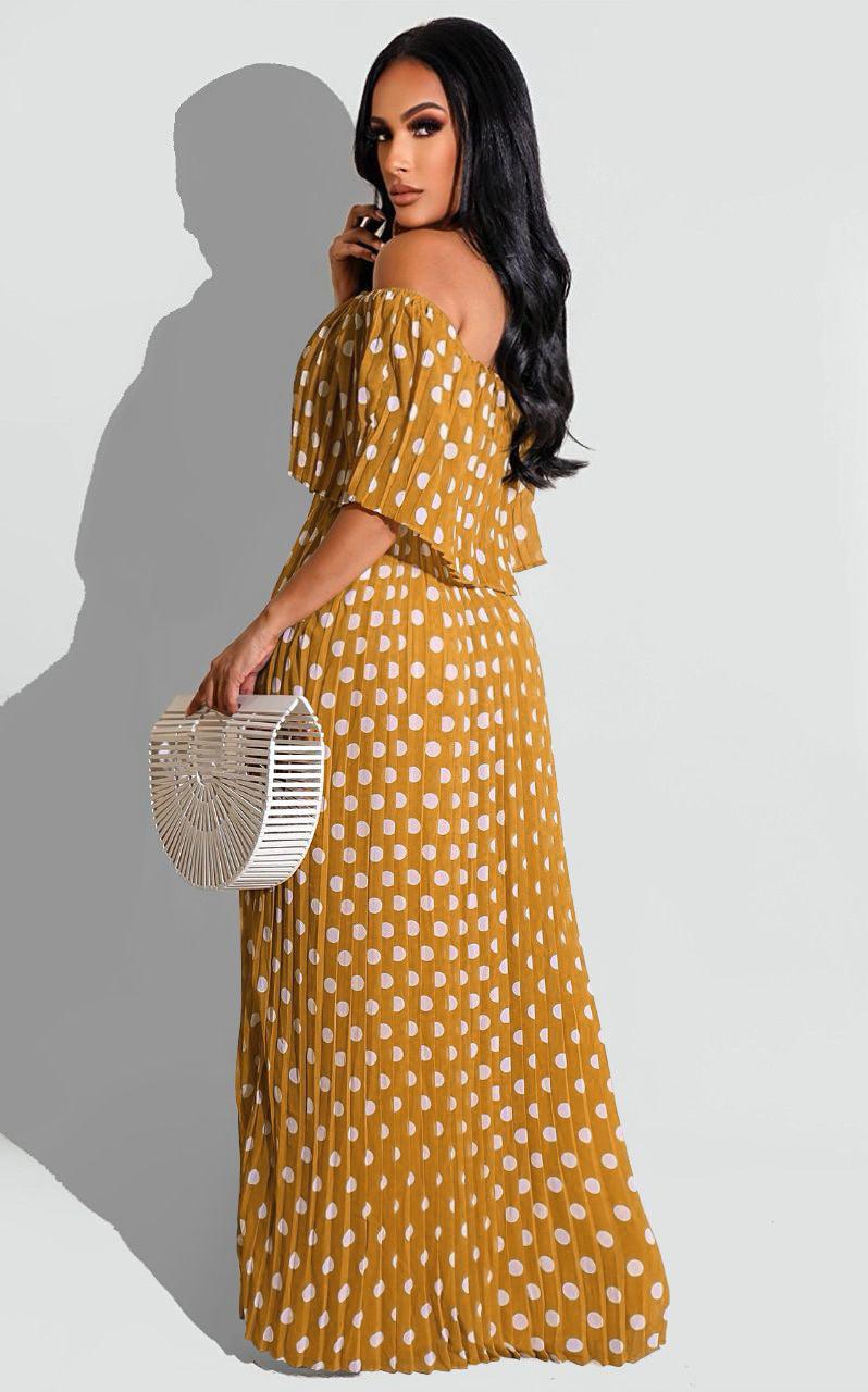 Polka Dot Maxi Dress - Clothing Whore