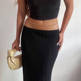 Summer Knit Long Skirt - Clothing Whore