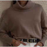 Turtleneck Sweater Loose Fit - Clothing Whore