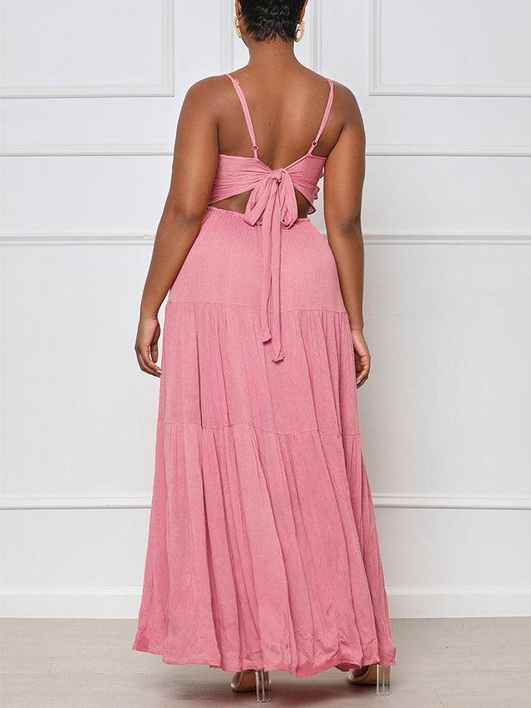 Frilled Ruffles Maxi Dress - Clothing Whore