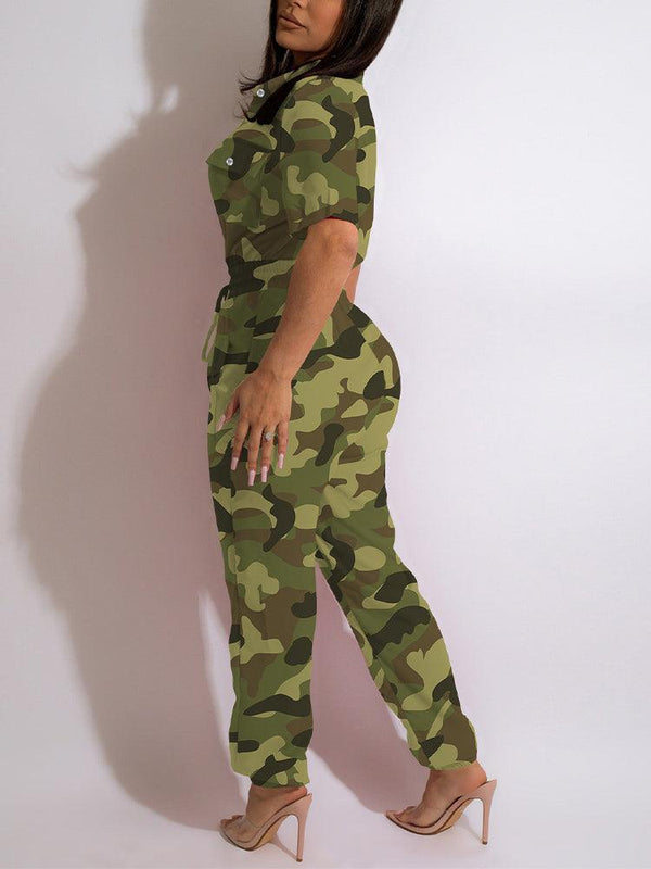 Camo Jumpsuit - Clothing Whore