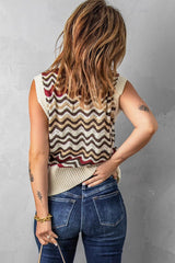 Crochet Sleeveless Vest - Clothing Whore