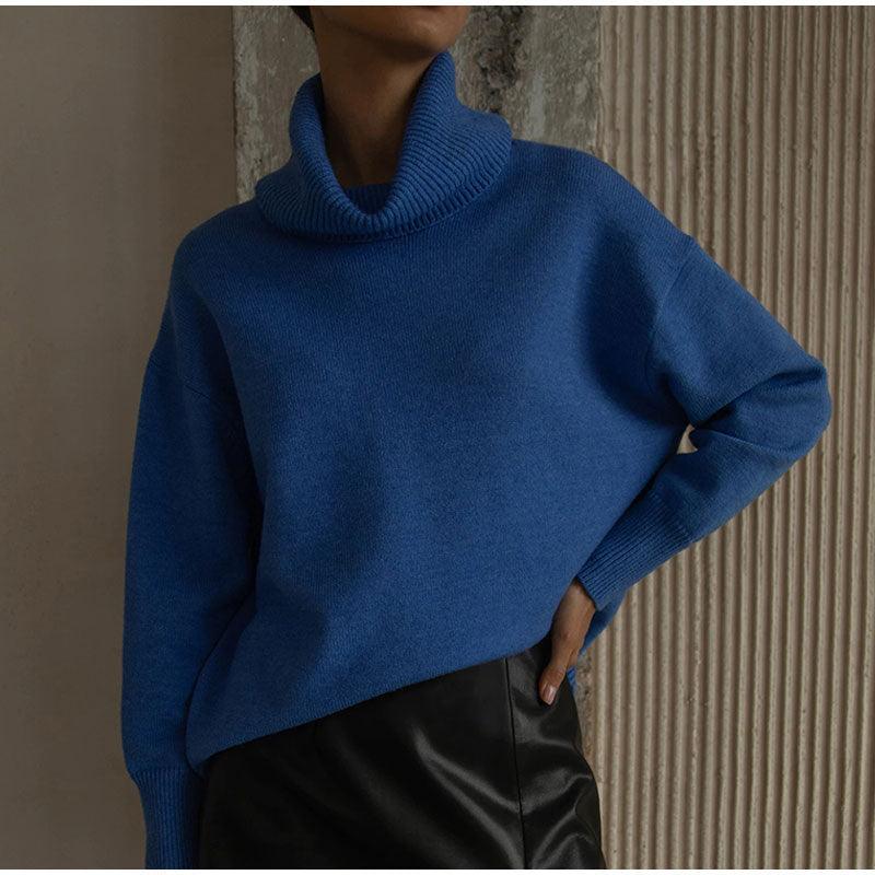 Turtleneck Sweater Loose Fit - Clothing Whore