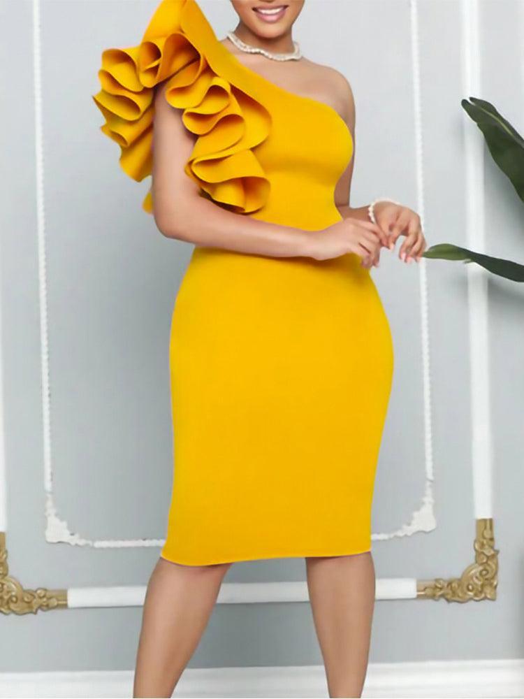 Ruffles Midi Dress - Clothing Whore