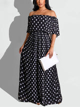 Polka Dot Maxi Dress - Clothing Whore