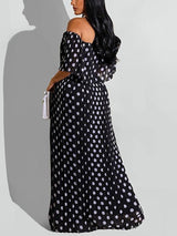 Polka Dot Maxi Dress - Clothing Whore