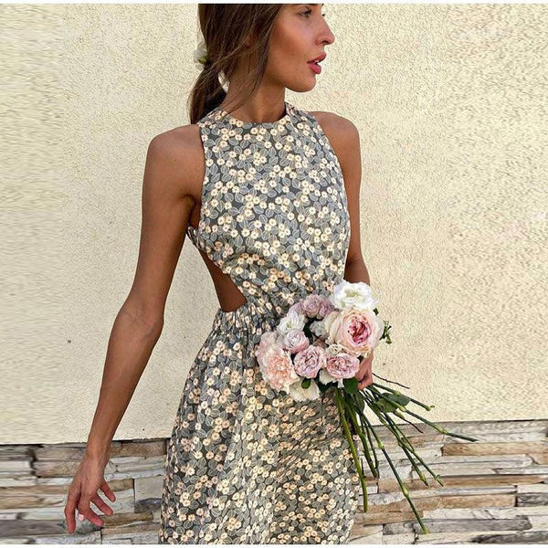 Boho Long Sleeve Floral Dress - Clothing Whore