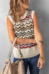 Crochet Sleeveless Vest - Clothing Whore