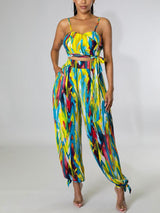 Tie Dye Printed Suit - Clothing Whore