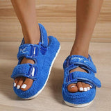 Terry Cloth Sandals - Clothing Whore