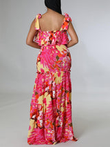 Floral Printed Maxi - Clothing Whore