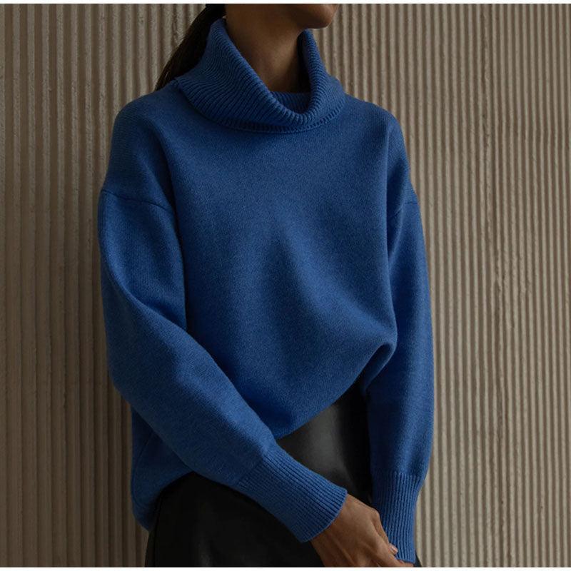 Turtleneck Sweater Loose Fit - Clothing Whore