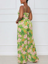 Floral Printed Summer Jumpsuit - Clothing Whore