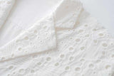 EMBROIDERY White Summer Dress - Clothing Whore