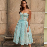 Strapless Lace Dress - Clothing Whore