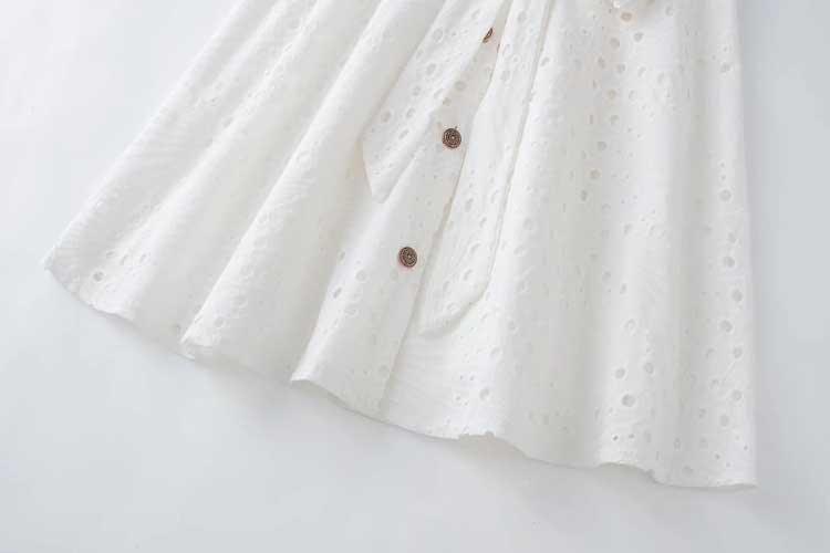 EMBROIDERY White Summer Dress - Clothing Whore