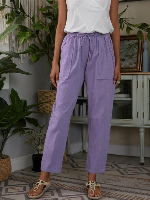 High Waist Trousers Long Pants - Clothing Whore