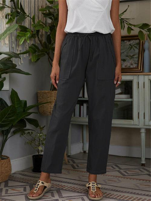 High Waist Trousers Long Pants - Clothing Whore