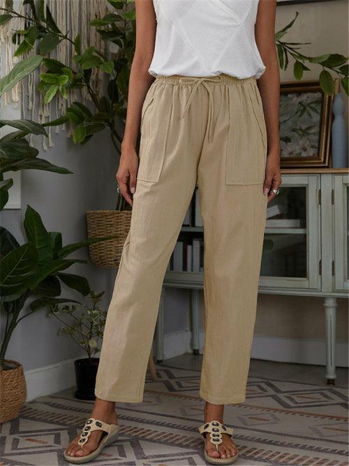 High Waist Trousers Long Pants - Clothing Whore