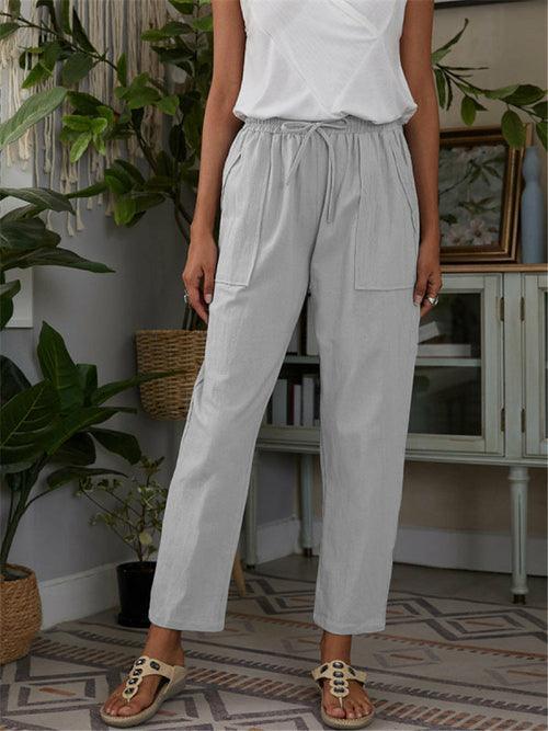 High Waist Trousers Long Pants - Clothing Whore