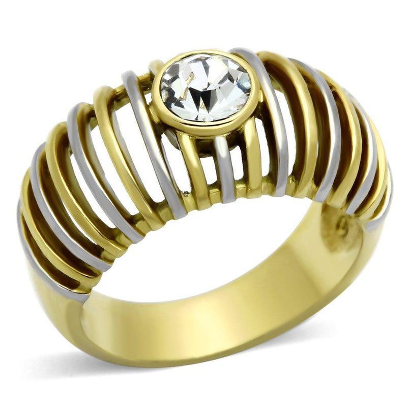 Stainless Steel Synthetic Ring - Clothing Whore