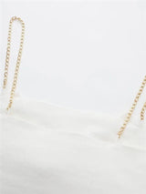 Bow Cropped Camisole - Clothing Whore