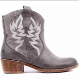 Western Detail Ankle Boots - Clothing Whore