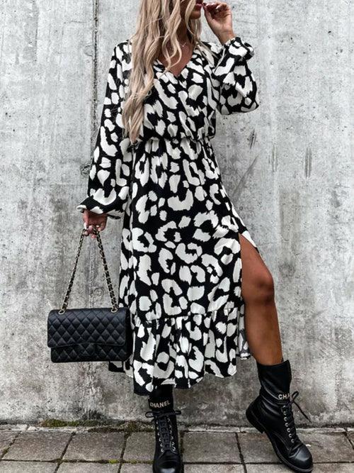 Leopard Midi Dress - Clothing Whore