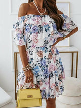 Floral Print  Dress - Clothing Whore