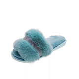 Slippers With Rhinestone Detail - Clothing Whore