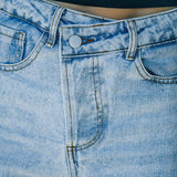 Jeans Irregular High Waist Casual Vintage Ripped Wide Leg Jeans - Clothing Whore