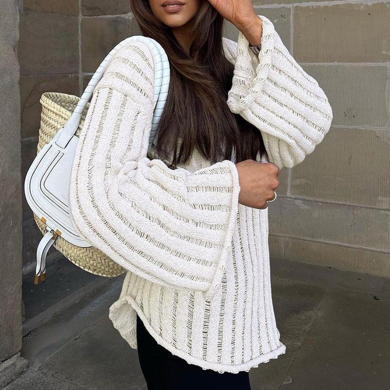 Hollow Out Sweater - Clothing Whore