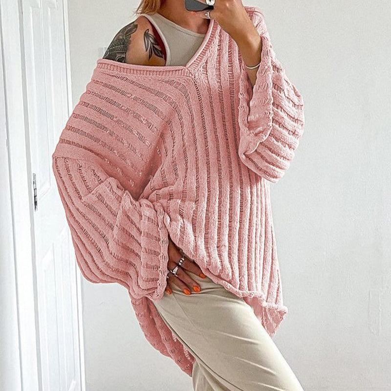 Hollow Out Sweater - Clothing Whore