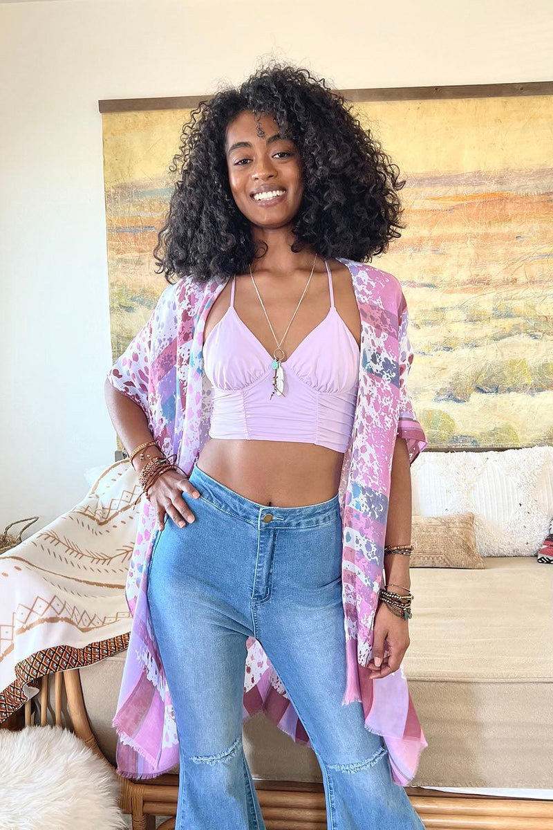 Colorful Splatter Kimono - Clothing Whore