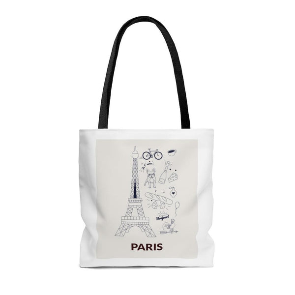 Symbols of PARIS Tote Bag Medium - Clothing Whore