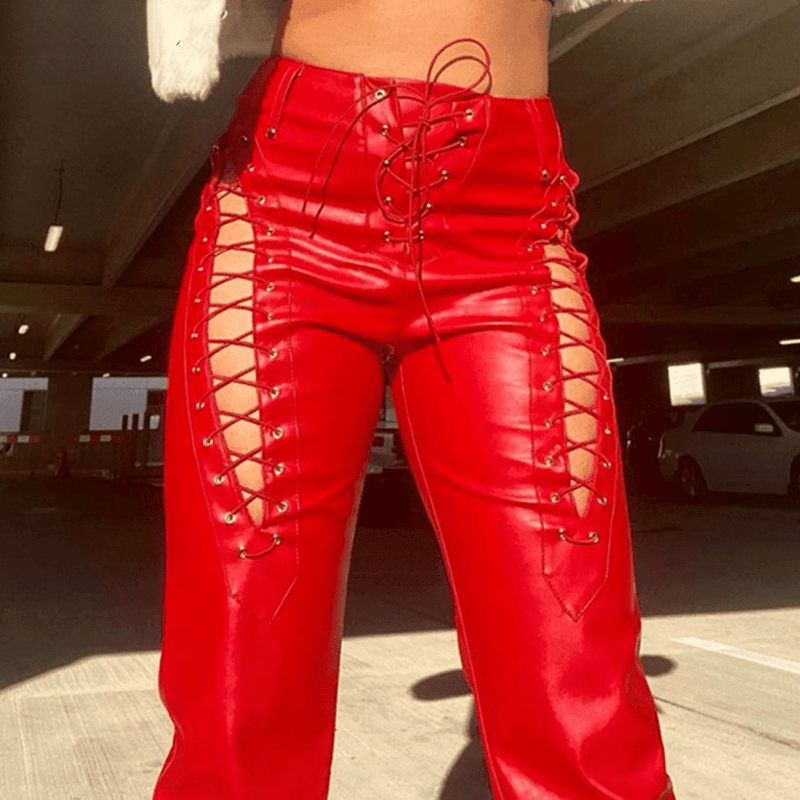 Y2K High Waist Pants - Clothing Whore