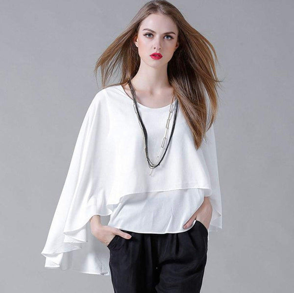 Layered Chiffon Top - Clothing Whore