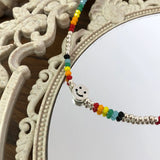 Colorful Beaded Necklace - Clothing Whore