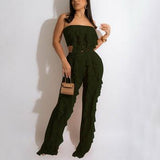 Crop Top & Long Trouser Set - Clothing Whore