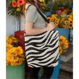 Zebra Tote Bag Medium - Clothing Whore