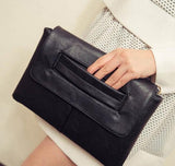 Vegan Leather Clutch Bag - Clothing Whore