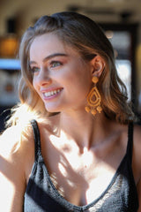 Micro Bead Dangle Earrings - Clothing Whore