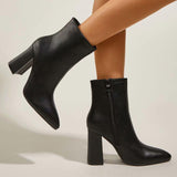 Pointed Toe Short Boots - Clothing Whore